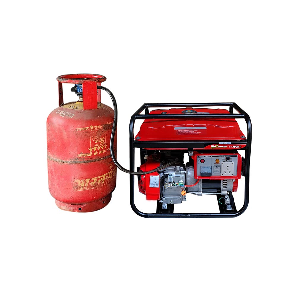 3 KVA LPG Generator , Petrol & LPG RUN, Recoil Start, Model HP-3500-LPG